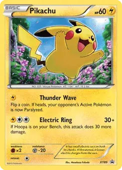 Pikachu XY Black Star Promos