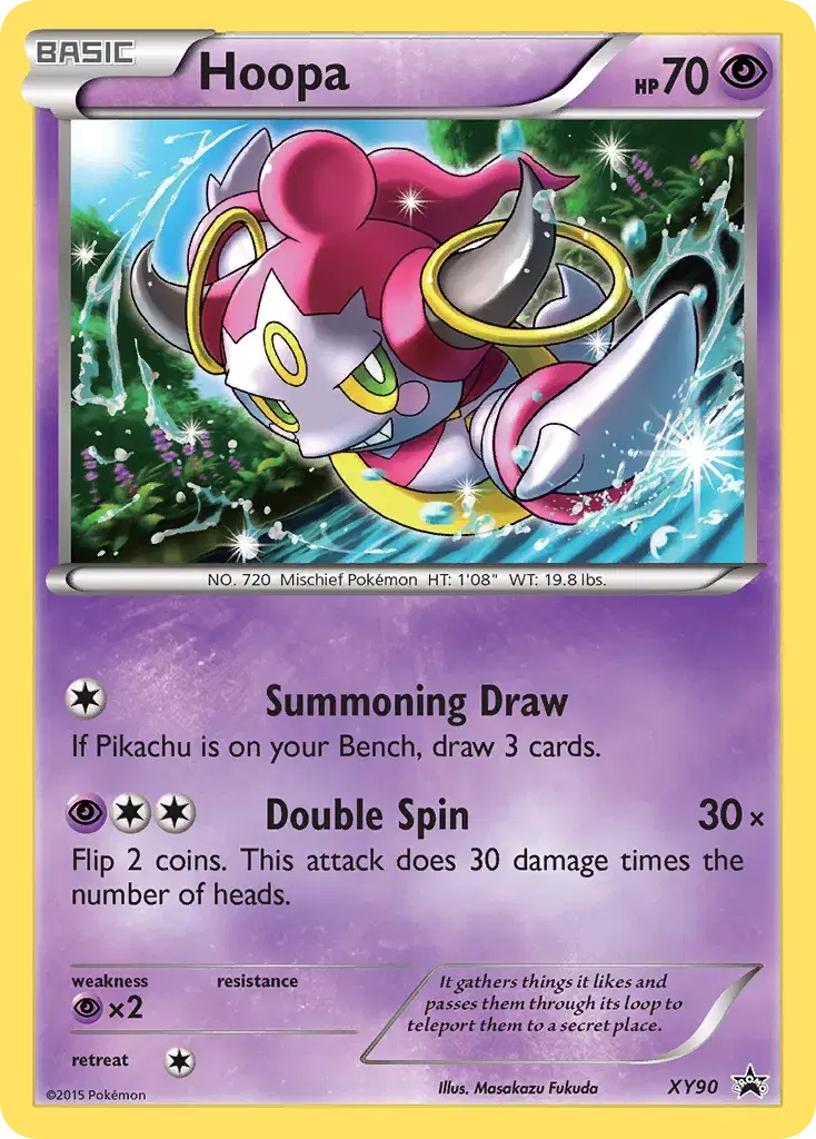 Hoopa XY Black Star Promos XY90