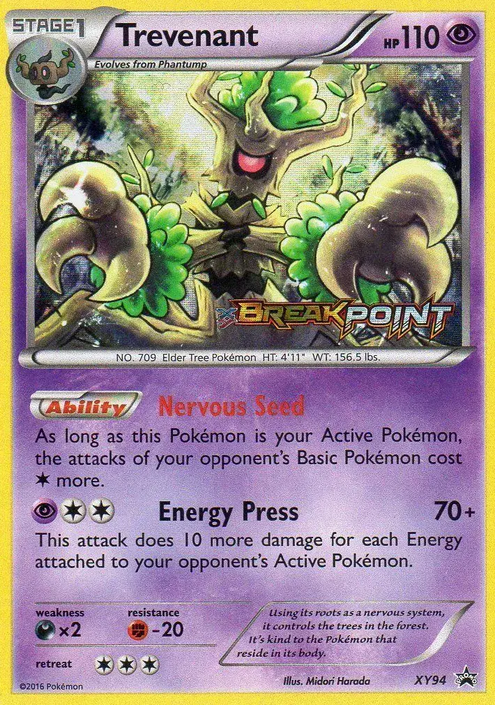 Trevenant XY Black Star Promos XY94