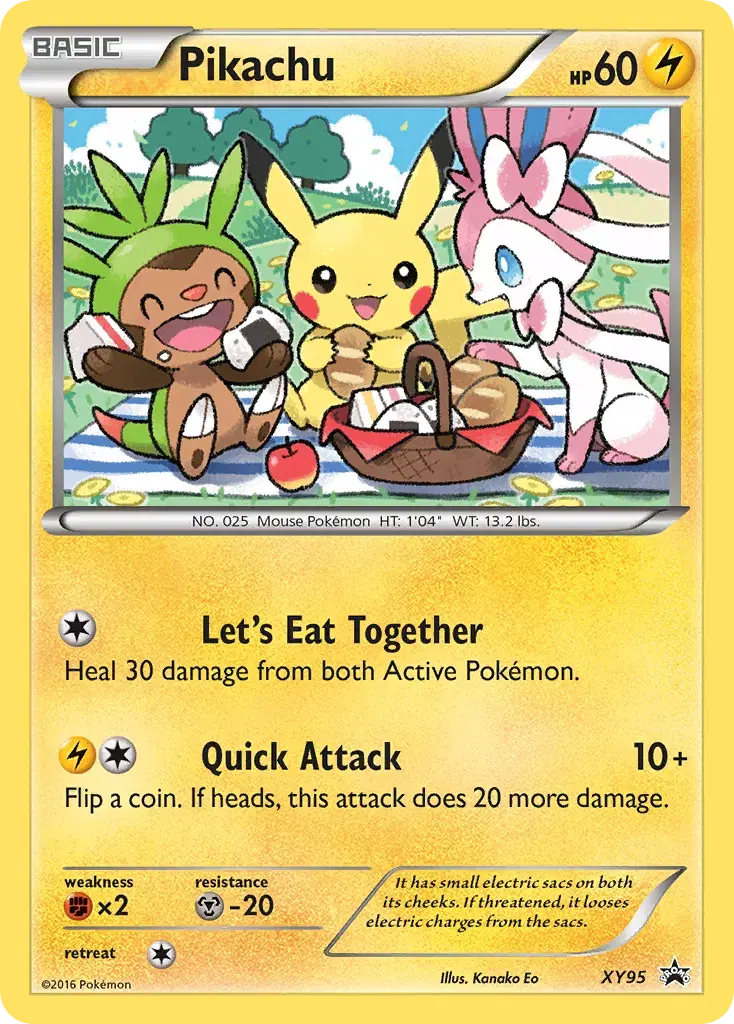 Pikachu XY Black Star Promos XY95