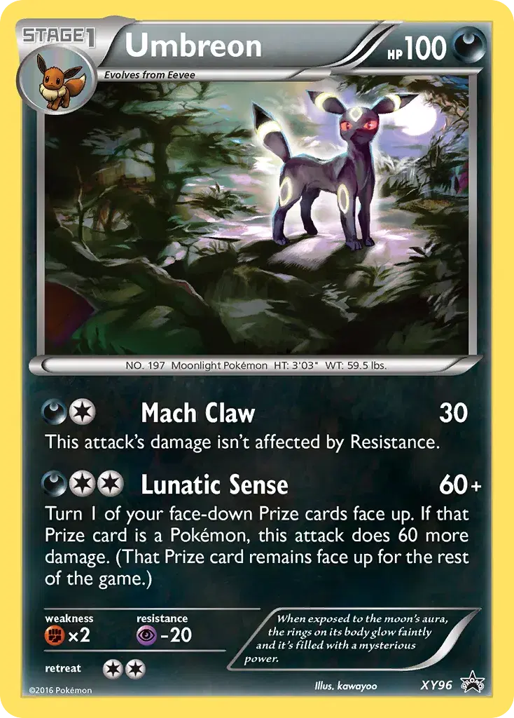 Umbreon XY Black Star Promos XY96