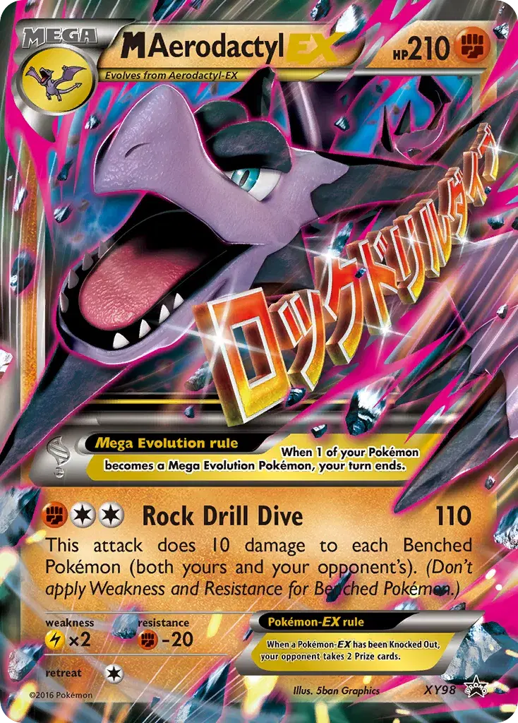 M Aerodactyl-EX XY Black Star Promos XY98