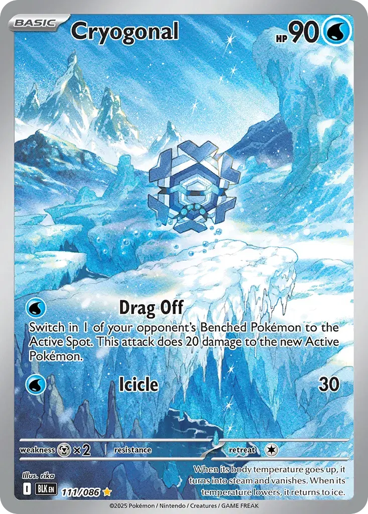 Cryogonal Black Bolt 111