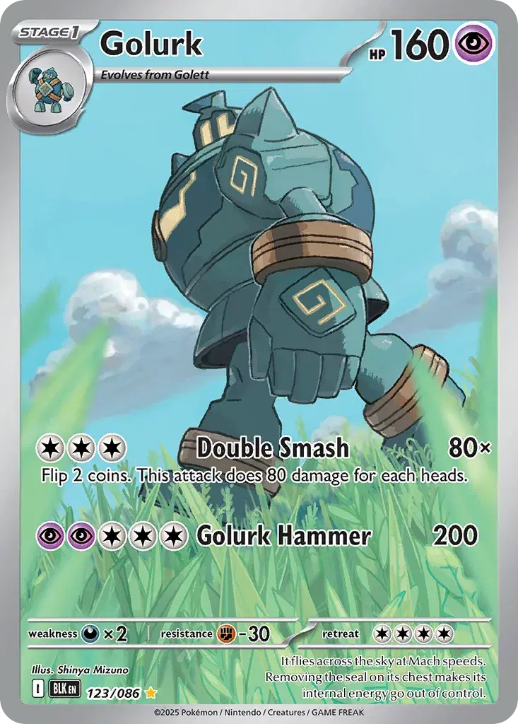 Golurk Black Bolt 123