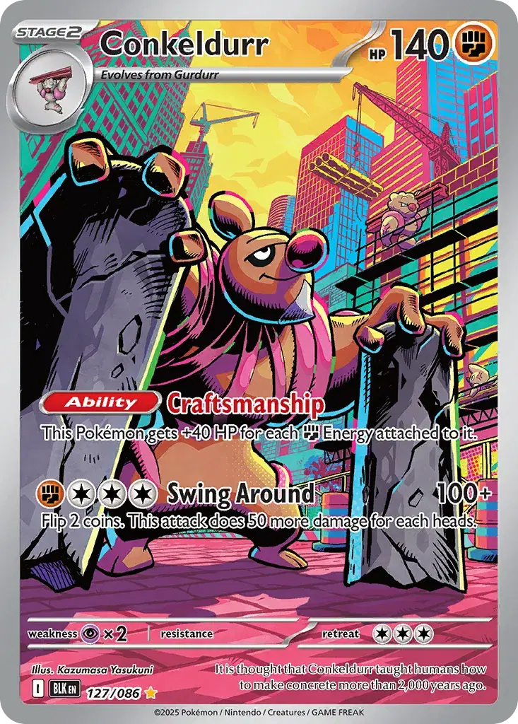 Conkeldurr Black Bolt 127