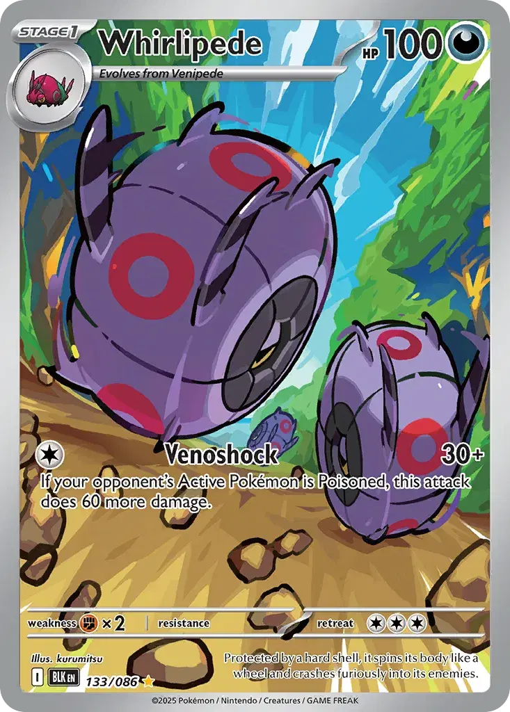 Whirlipede Black Bolt 133
