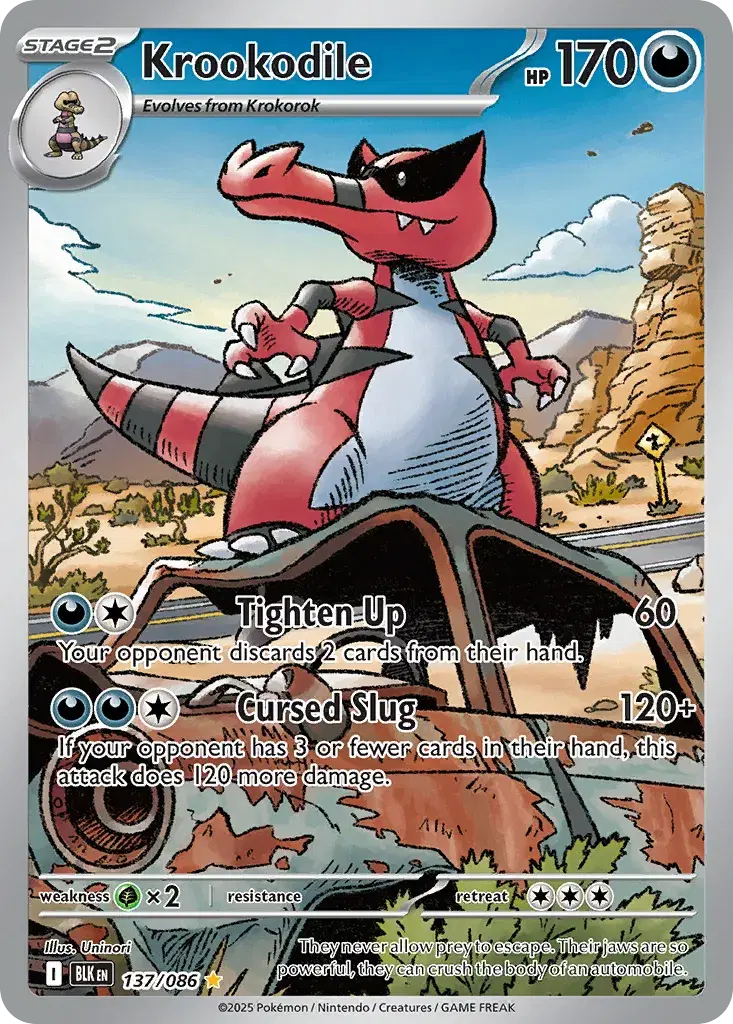 Krookodile Black Bolt 137