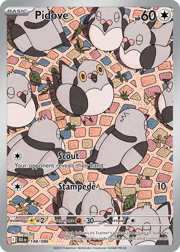 Pidove Black Bolt 148
