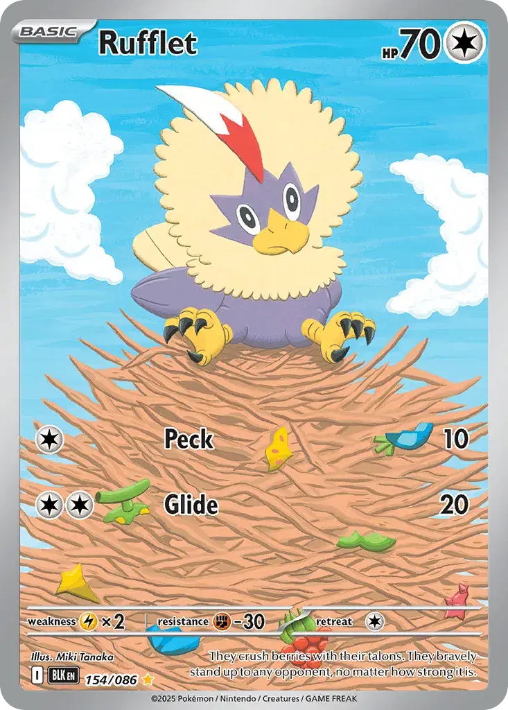 Rufflet Black Bolt 154