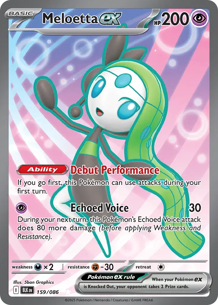 Meloetta ex Black Bolt 159