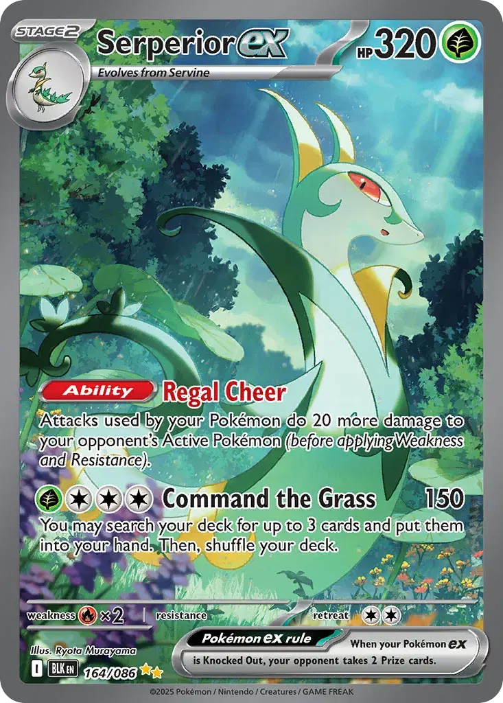 Serperior ex Black Bolt 164