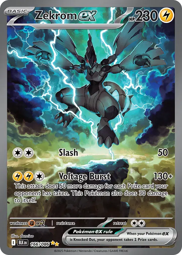 Zekrom ex Black Bolt 166