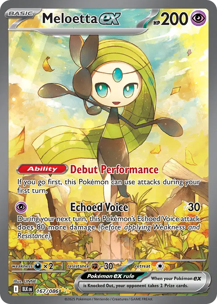 Meloetta ex Black Bolt 167