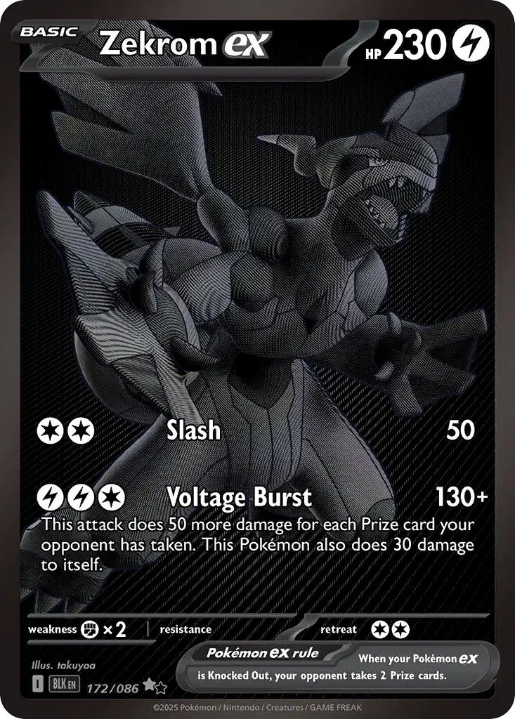 Zekrom ex Black Bolt 172
