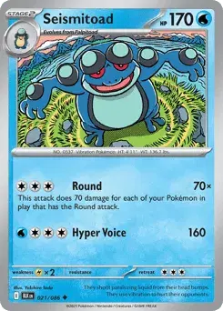 Seismitoad Black Bolt