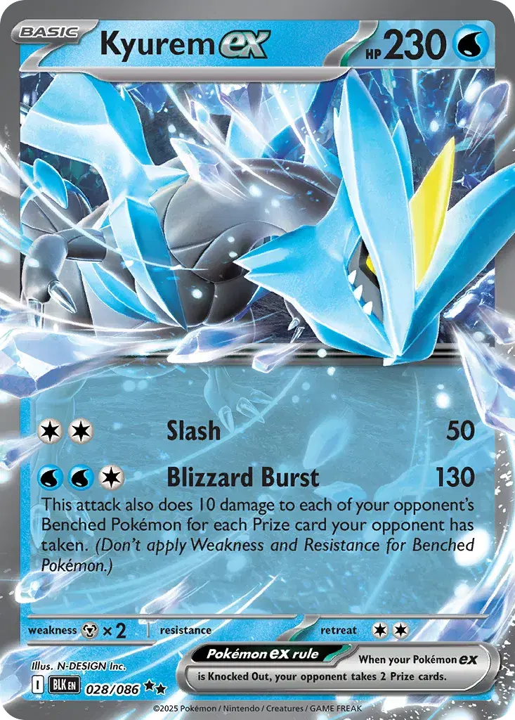 Kyurem ex Black Bolt 28