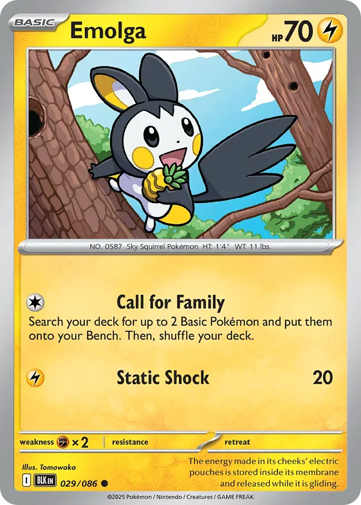 Emolga Black Bolt 29