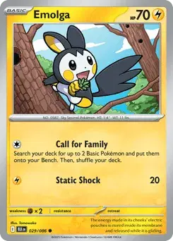 Emolga Black Bolt