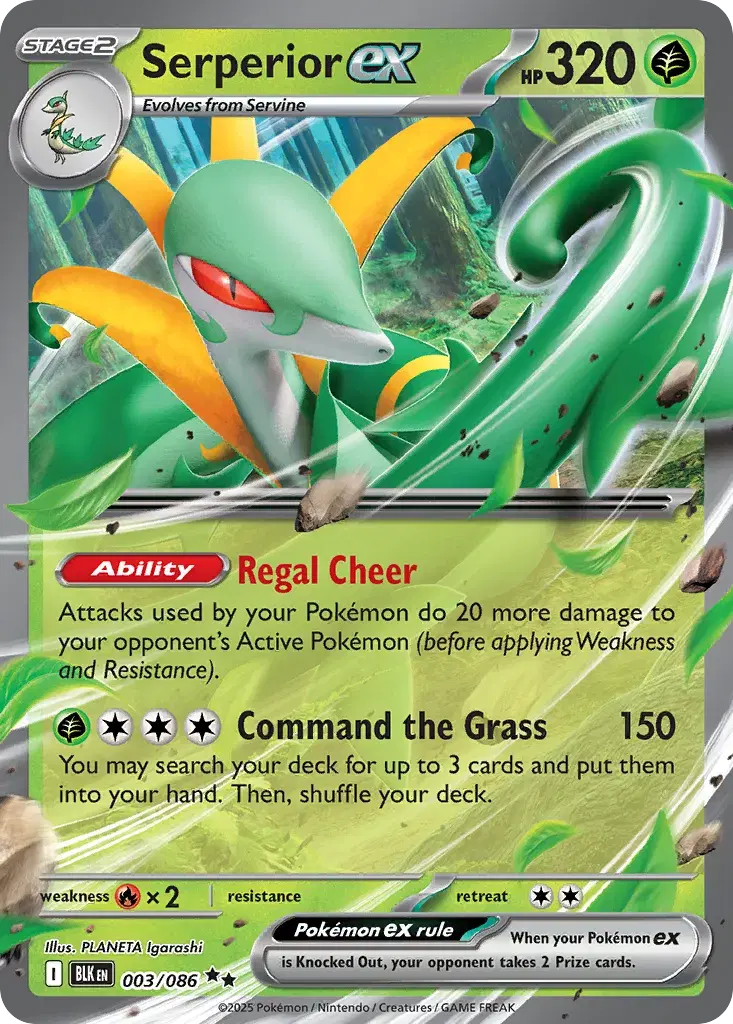Serperior ex Black Bolt 3