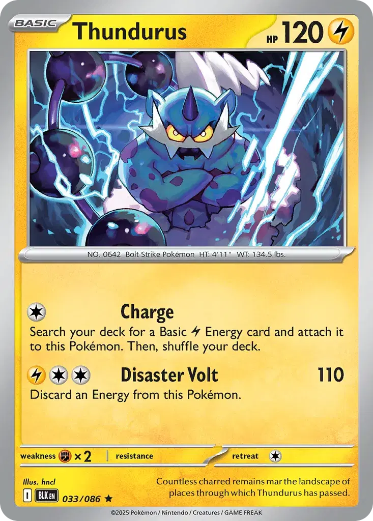 Thundurus Black Bolt 33