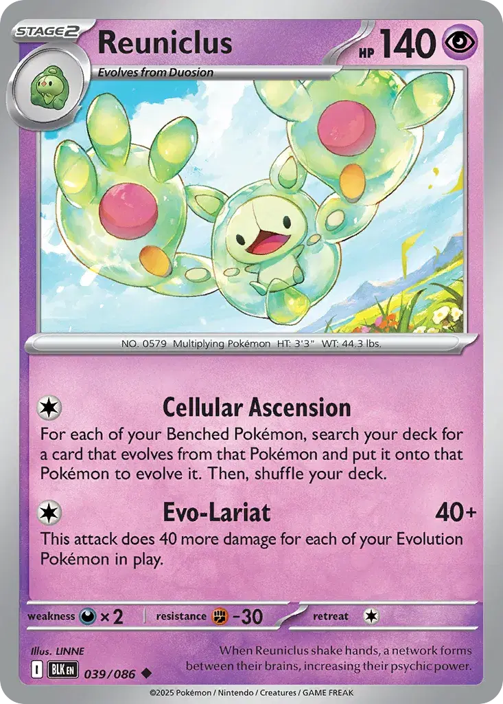 Reuniclus Black Bolt 39