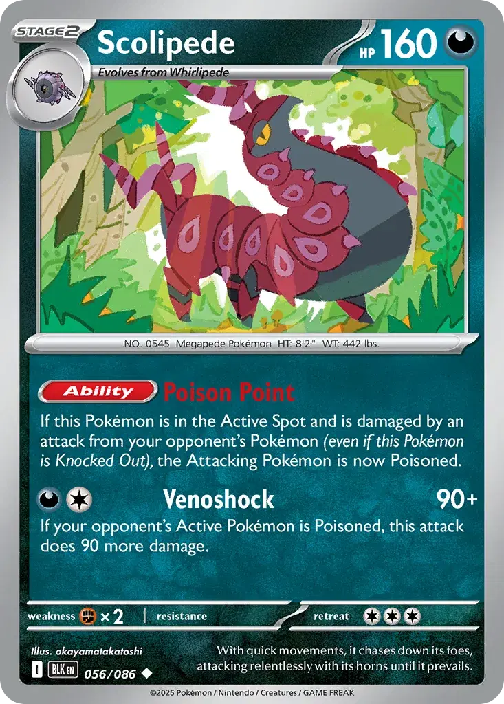 Scolipede Black Bolt 56