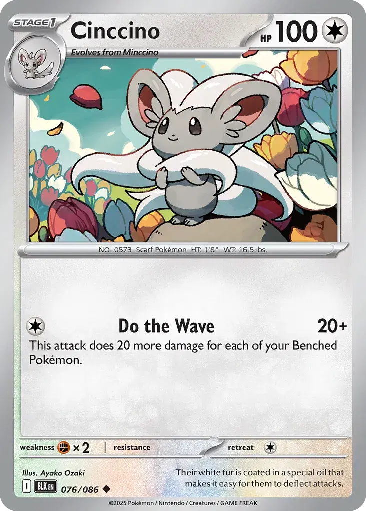 Cinccino Black Bolt 76