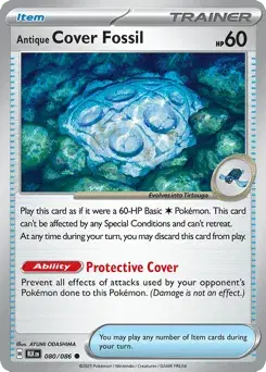 Antique Cover Fossil Black Bolt
